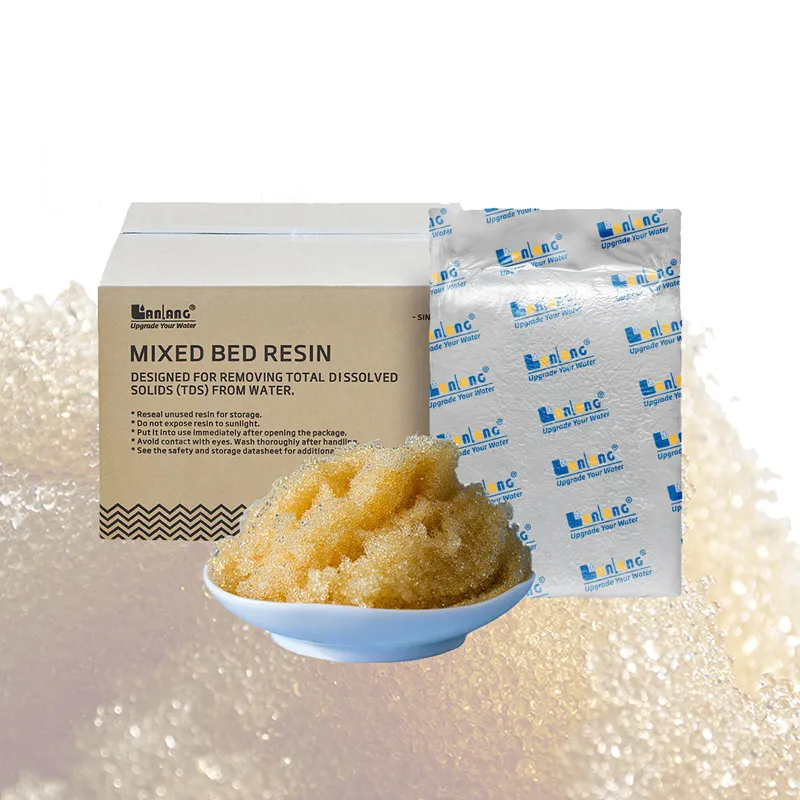 Resina de leito misto para água ultrapura de laboratório