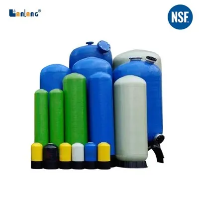 Tanque de fibra de vidro FRP para filtragem de água